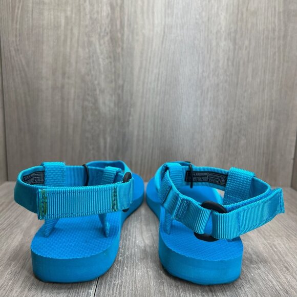 Teva Original Universal Sandals Size 8 Adjustable Strap Flat Thong Blue 1003986 - Picture 6 of 10